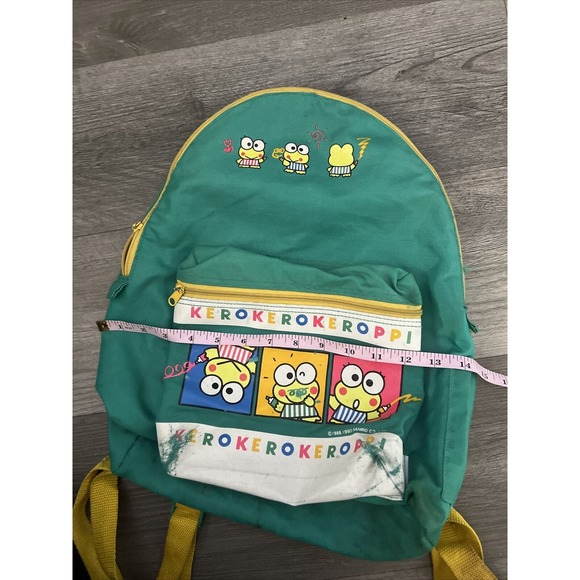 Vintage Keroppi Authentic Travel Bag Original 1988-1996 Sanrio CO. Rare main image 4